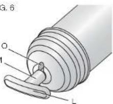 DEWALT DCGG570 - Installation d'une cartouche à graisse (Fig. 2, 6) - 1