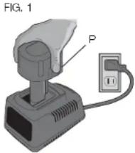 DEWALT DCGG570 - Charging Procedure (Fig. 1) - 1