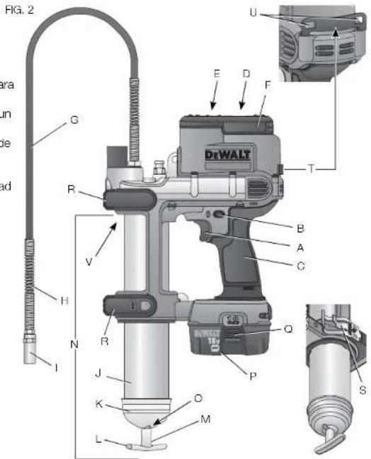DEWALT DCGG570 - Notas importantes sobre la carga - 2