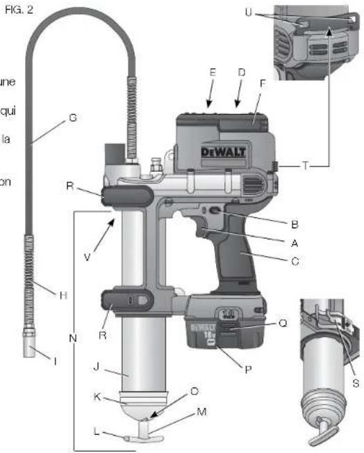 DEWALT DCGG570 - Remarques importantes concernant le chargement - 1