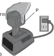DEWALT DCGG570 - Procédure de charge (Fig. 1) - 1