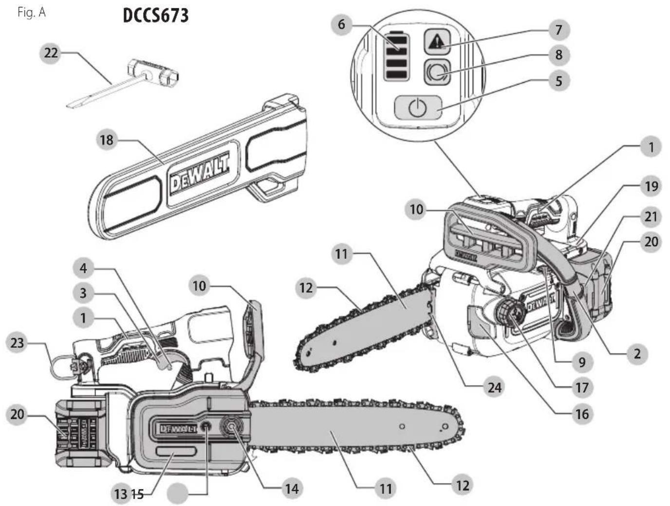 DEWALT DCCS673 - Definiciones: Símbolos y Palabras de Alerta de Seguridad - 1