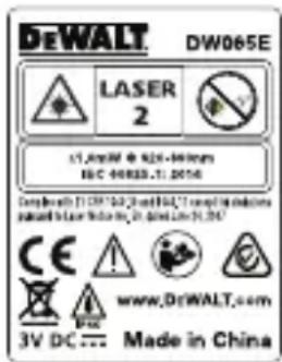 DEWALT DW065E - MISE EN GARDE : - 1