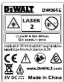 DEWALT DW065E - WARNING: - 1