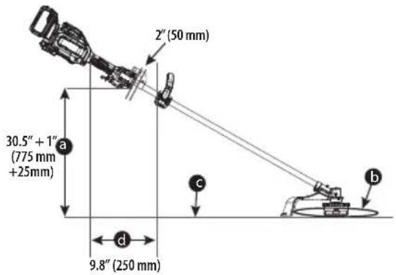 DEWALT DCST975 - Fixer la poignée auxiliaire (Fig. A, B) - 3