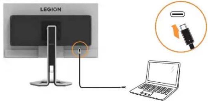 LENOVO Legion Pro 32UD-10 - Connector et allumer votre moniteur - 9