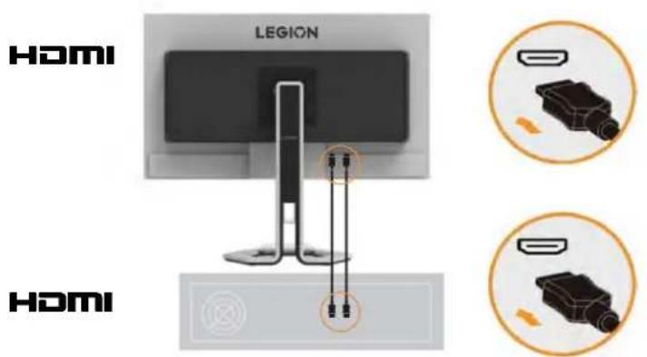 LENOVO Legion Pro 32UD-10 - Connector et allumer votre moniteur - 7