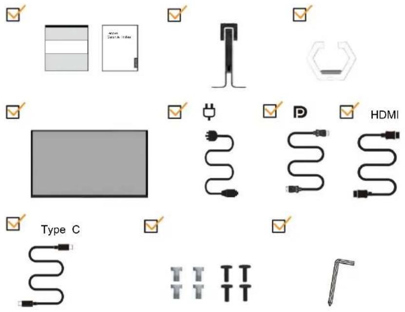 LENOVO Legion Pro 32UD-10 - Contenu de l'expédition - 1