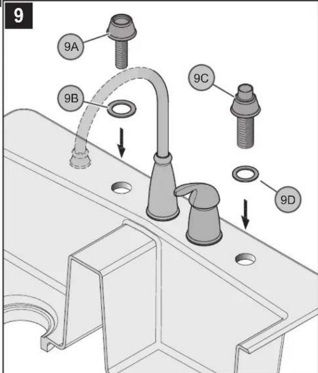 Pfister Avalon GT26-4C - CONTROL BODY INSTALLATION - 3