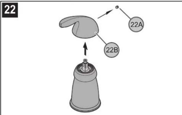 Pfister Avalon GT26-4C - HANDLE REMOVAL - 1