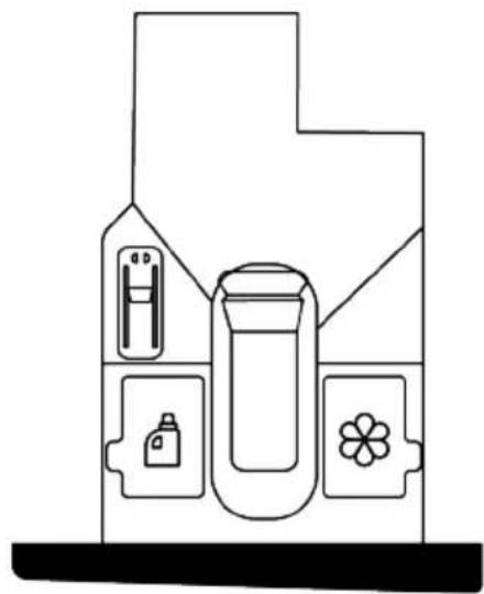 WHIRLPOOL WPM 97G ADS FR - Remplissage des réservoirs de détergent liquide et d'adoucissant - 1
