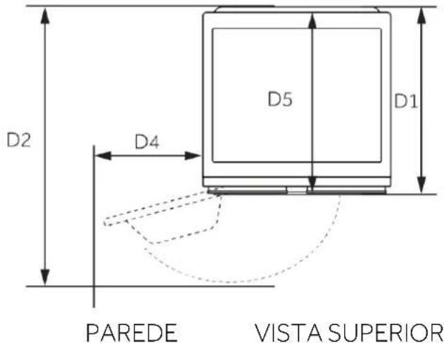 CANDY MQD 410CBL9-S - Dimensões do produto - 2