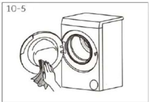 HAIER HW100-BD14L8GNU1 - Pulizia del cestello e della guarnizione - 1