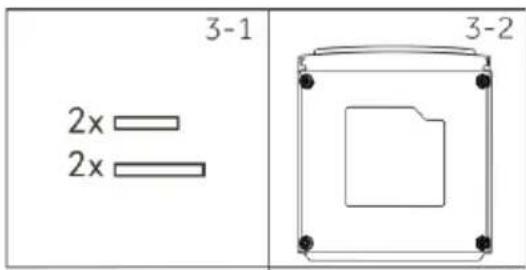 HAIER HW100-BD14L8GNU1 - OPTIONAL: Anbringen von Pads zur Gerauschreduzierung - 1