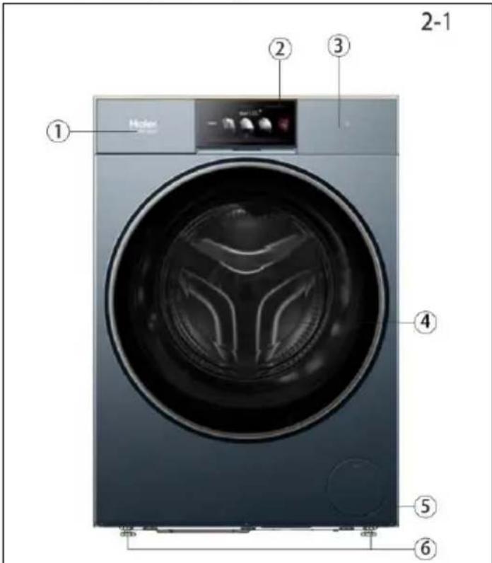 HAIER HW100-BD14L8GNU1 - Abbildung des Geräts - 1