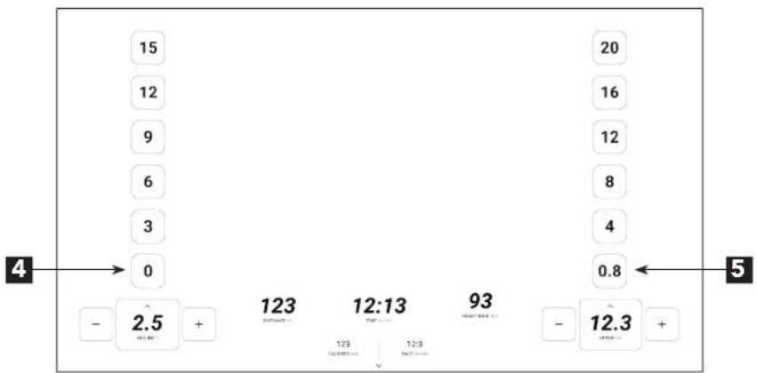 Horizon Tread-XP - 3) SPEED ADJUSTMENT - 1