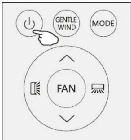 TCL M12D1W1 - Turn ON / Turn OFF the air conditioner - 2