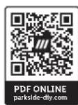 PARKSIDE PRSK 6 A1 - Warranty claim procedure - 1