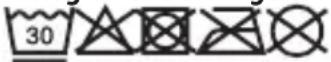 BEBE CONFORT EverFix i-Size - Pictogramas de lavagem: - 1