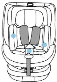 BabyGO Nova+ 360 - INSTALLATION DES STOFFBEZUGS - 1