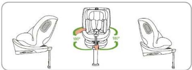 BabyGO Nova+ 360 - ROTATION FUNCTIONNEW BORN CUSHION - 2