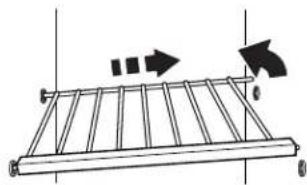 Big Chill BC21TFR - To remove and replace a wire shelf: - 1
