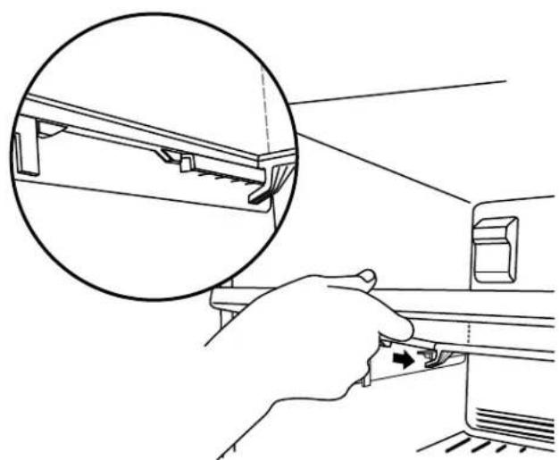 Big Chill BC21TFR - To remove and replace a glass shelf: - 1