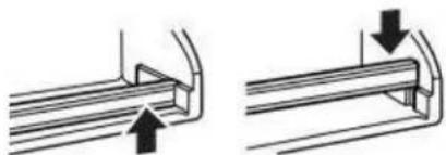 Big Chill BC14TFR - DROP-IN DOOR RAILS - 1
