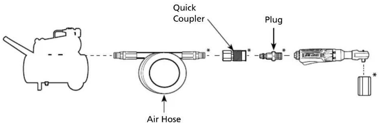 Campbell Hausfeld XT051000 - SET UP INSTRUCTIONS - 1