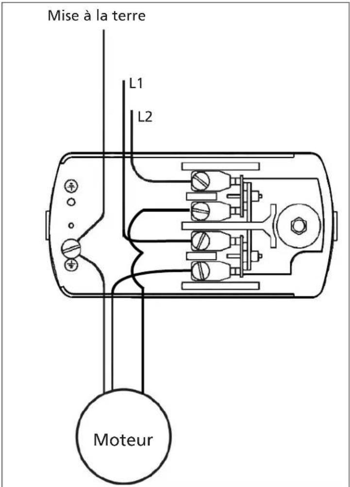 Mise à la terre L1 L2 Moteur