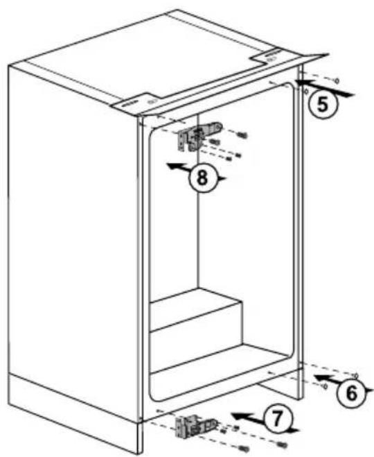 BEKO B1904FN - De deuren omkeren - 2
