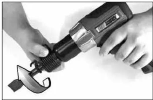 Campbell Hausfeld XT101000 - Chisel Bit Installation: - 2