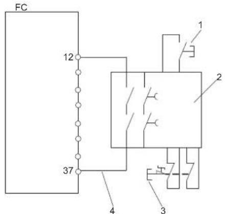 Grundfos NBGE 300-250-350 - Retirer le cavalier - 1