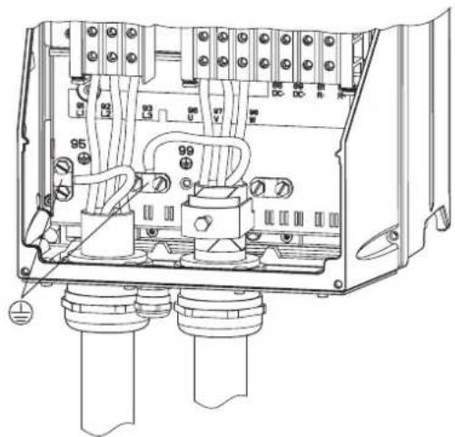 Grundfos NBGE 300-250-350 - Raccordement du moteur, boîtier C1 - 1