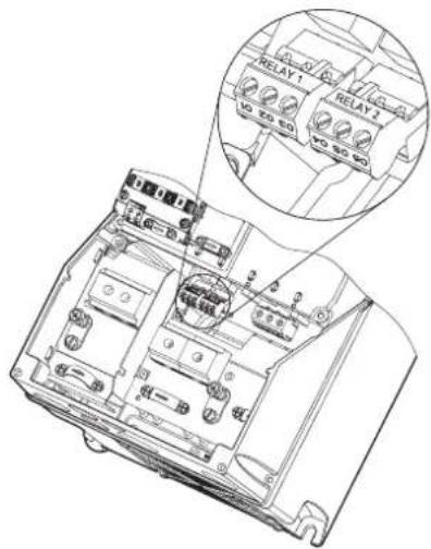 Grundfos NBGE 300-250-350 - Accès aux relais de signal - 1
