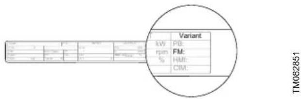 Grundfos NBGE 125-100-200 - Plaque signalétique du moteur - 2