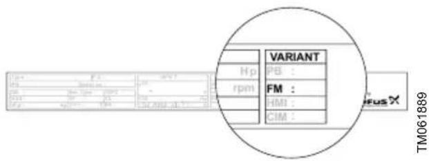 Grundfos NBGE 125-100-200 - Plaque signalétique du moteur - 1