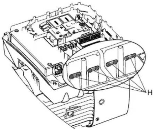 Grundfos NBGE 125-100-200 - Connexions des câbles - 1