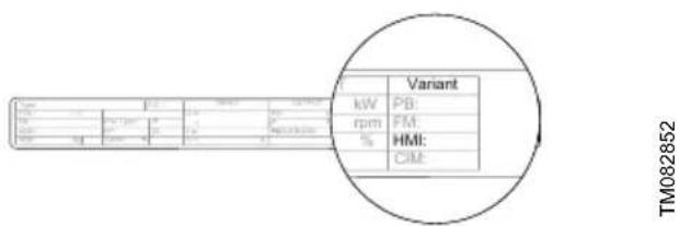 Grundfos NBGE 125-100-200 - Plaque signalétique du moteur - 2