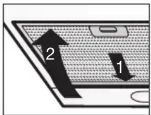 ETNA AP461RVS - Reinstalling filter cassette - 1