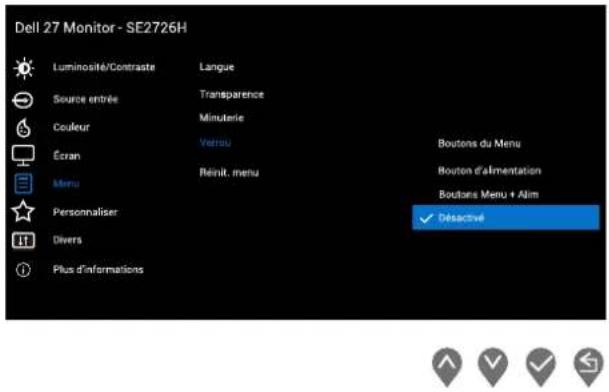 DELL SE2726H - Sélectionnez l'une des options suivantes : - 1