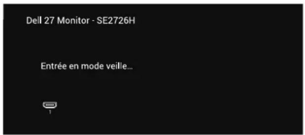 DELL SE2726H - Messages d'avertissement de l'OSD - 2