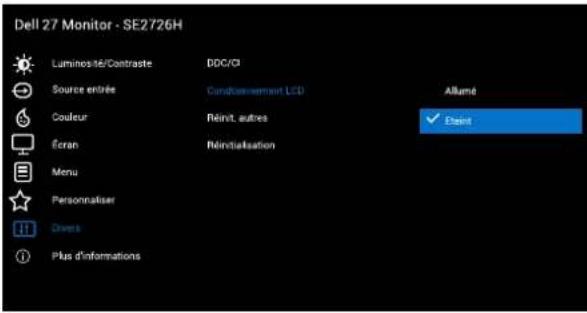 DELL SE2726H - Accéder au menu OSD - 19
