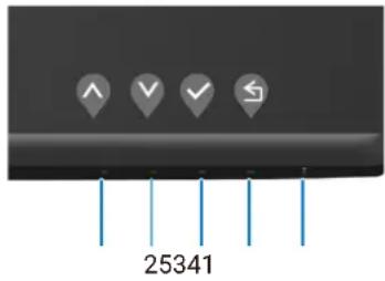 DELL SE2726H - Contrôles OSD - 1