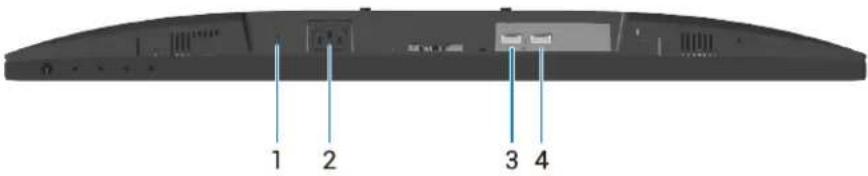 DELL SE2726H - Vue de dessous - 1