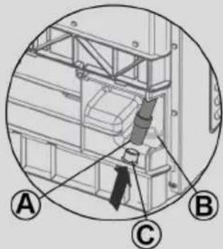CANDY CSO EH10N2TBEB-S - Fitting the drain hose - 4