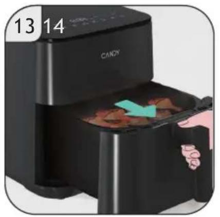 CANDY CCAF 011 - INSTRUKCJA BEZPIECZNEGO UŻYTKOWANIA - 12