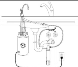 InSinkErator Indulge FGN1100 - VUE Générale d'une configuration terminée - 1