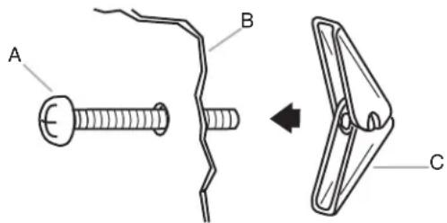 WHIRLPOOL YWMH31017HS - No Wall Studs at End Holes (Figures 1 and 2) - 1