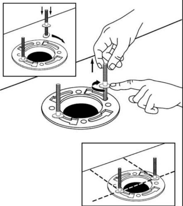 American Standard Aquawash 5900A05G.020 - INSTALLATION DOS-À-DOS - 2